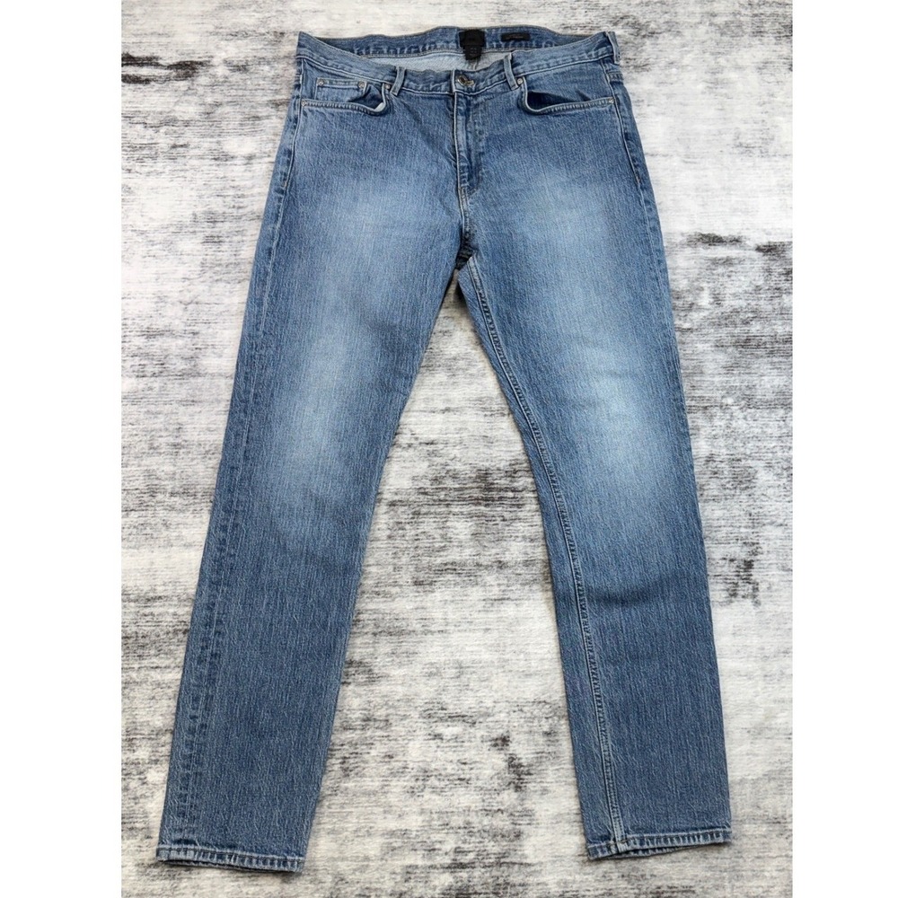 HM Mens Skinny Fit Jeans Medium Wash Blue Denim Pants Size‎ 36 Coupe Moulante